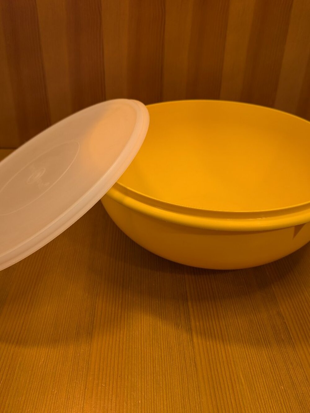 Tupperware Fix-N-Mix Sunflower Yellow Orange 26 Cup Large 12" Bowl 274 w/Lid 224